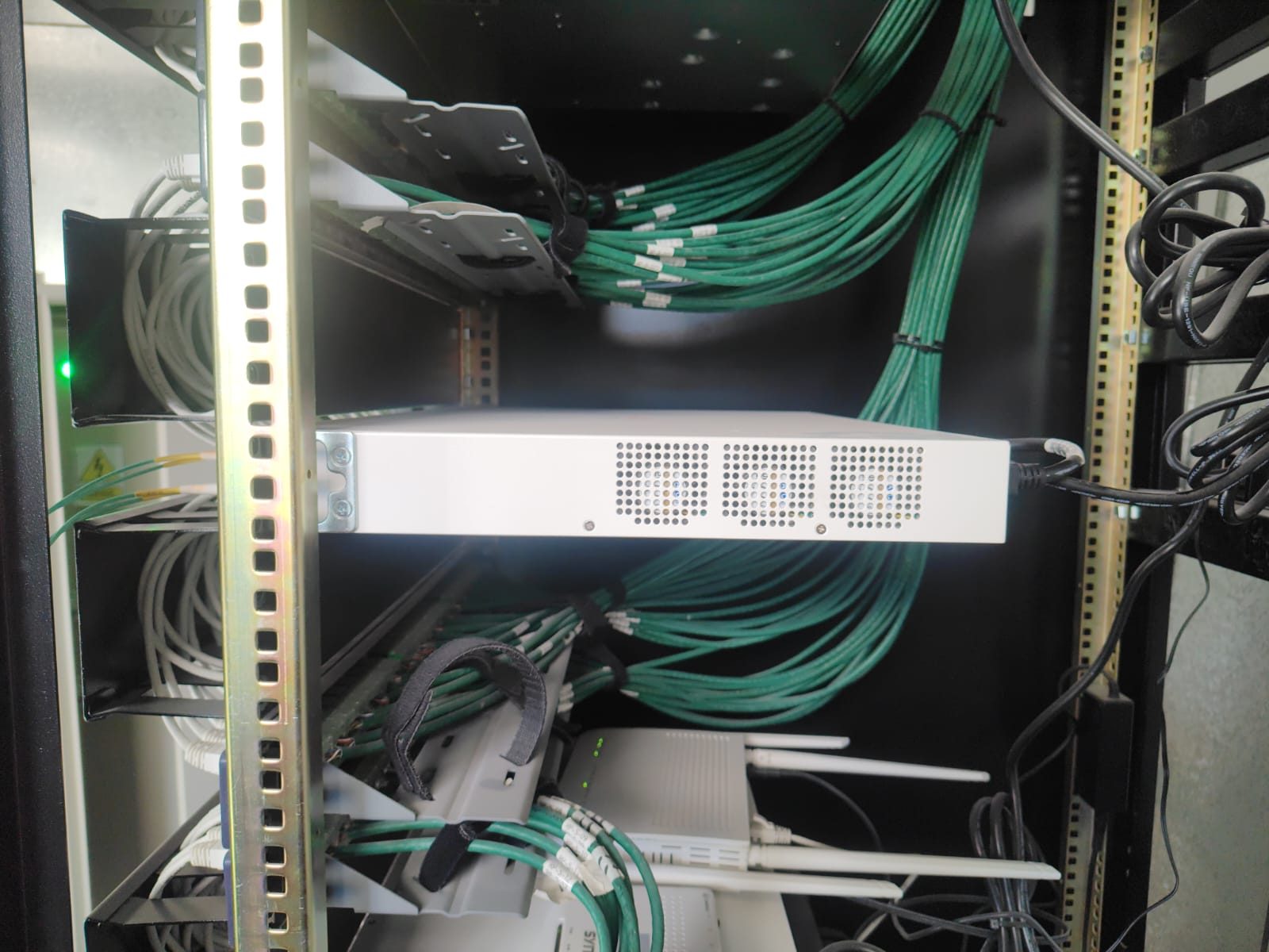 Vista posterior rack